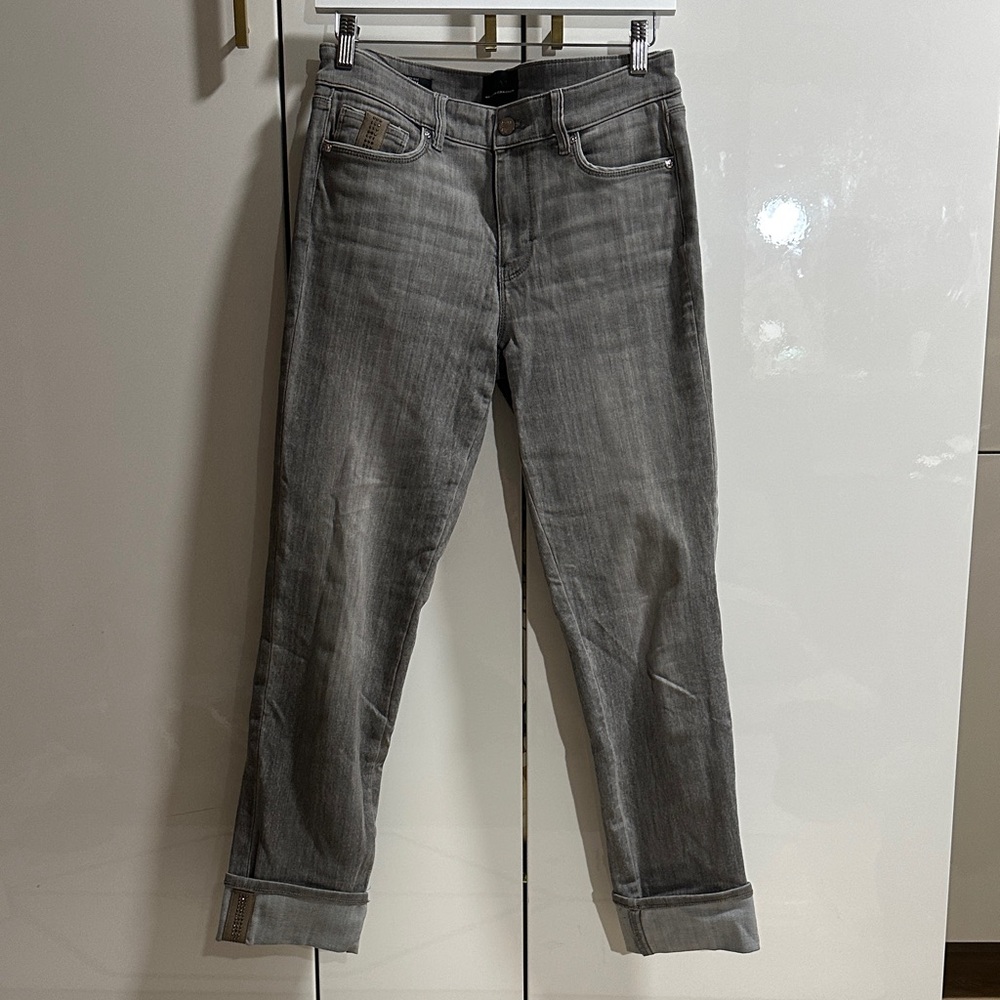 White House Black Market Charcoal Skinny Jeans